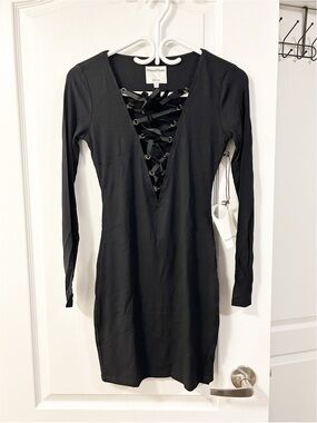 Revolve PP Women's Mini Dress Black Size XS Whimsigoth Club Formal Dark Romance
